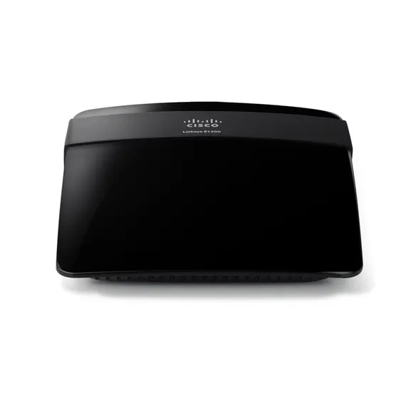 Linksys E1200 Wireless Router - Fast Ethernet, Black