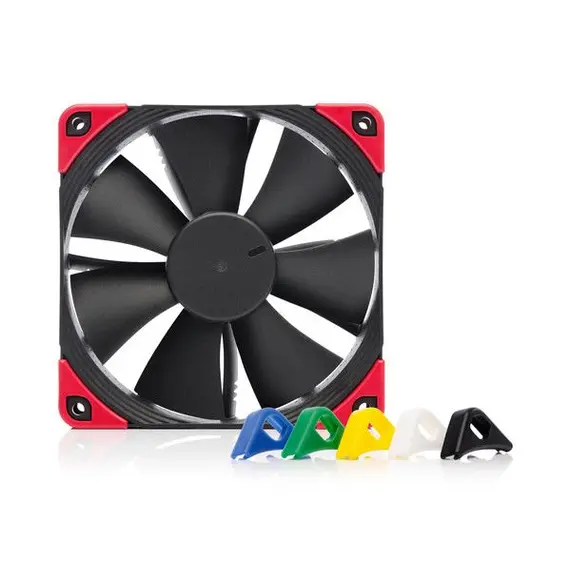 Noctua NF-F12 PWM PC Case Fan Chromax.black.swap 1500 RPM, 120MM, Focused Flow