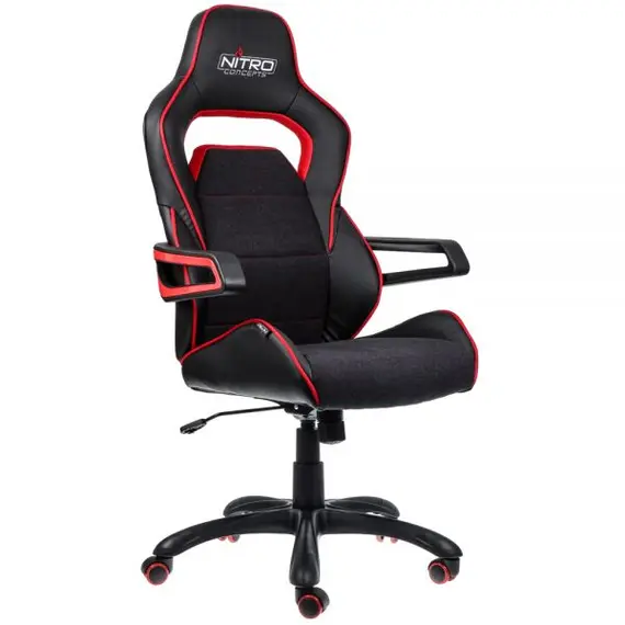 Nitro Concepts E220 EVO - Gaming Chair, Black, Red