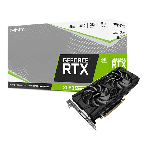 NVIDIA RTX 2060 SUPER - 8GB, GDDR6, 256-bit, TWIN FAN