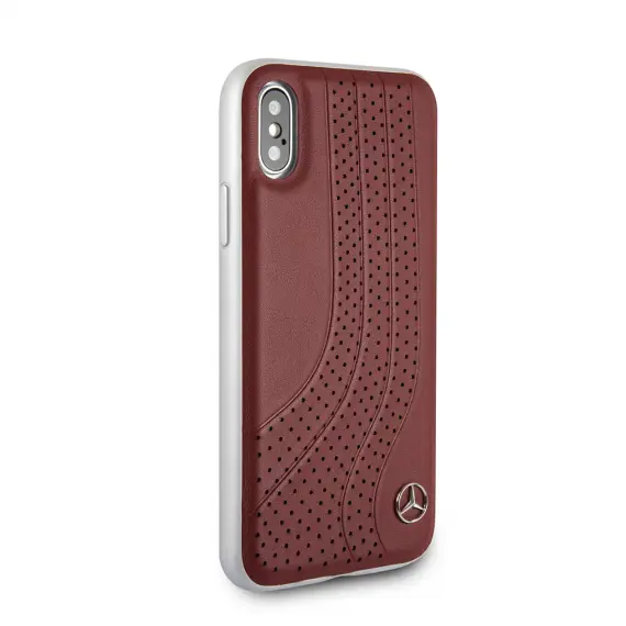 CG MOBILE IPhone X/XS MERCEDES NEW BOW I Genuine Leather Hard Case - Brown