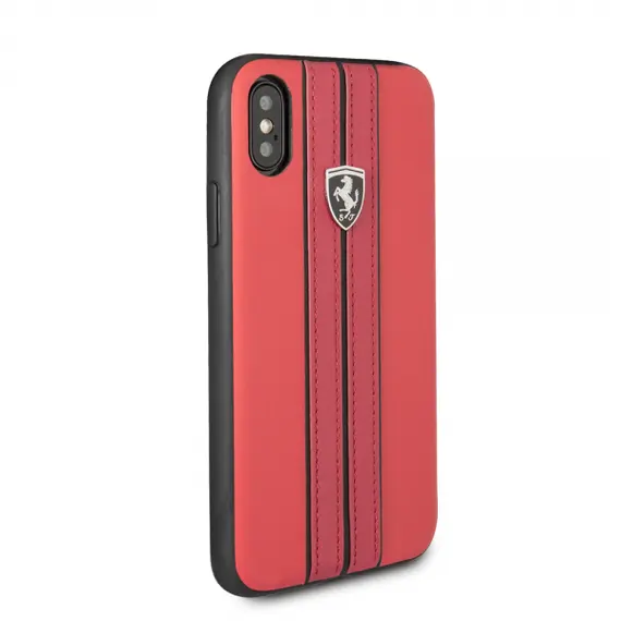 CG MOBILE IPhone XR FERRARI PU Leather Hard case OFF TRACK LOGO - Red