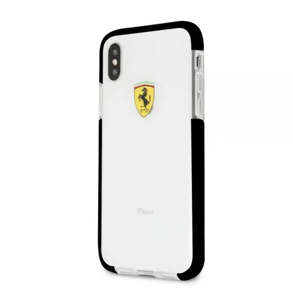 CG MOBILE Iphone X FERRARI ACRYLIC Case ON TRACK LOGO - Black