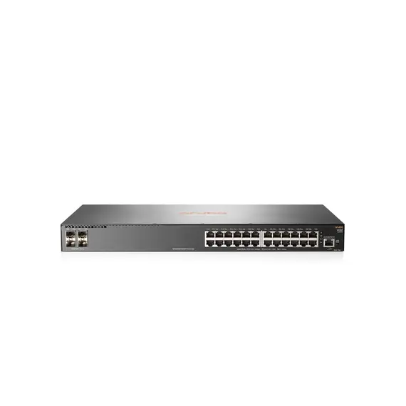 Hewlett Packard Enterprise Aruba JL253A#AKJ 24G 4SFP+ Managed Switch, L3, Gigabit Ethernet (10/100/1000), 1U, Grey