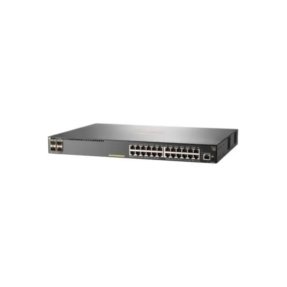 Hewlett Packard Enterprise Aruba JL255A#AKJ - 24G PoE+ 4SFP+ Managed Switch, L3, Gigabit Ethernet (10/100/1000), 1U, Power over Ethernet (PoE), Grey
