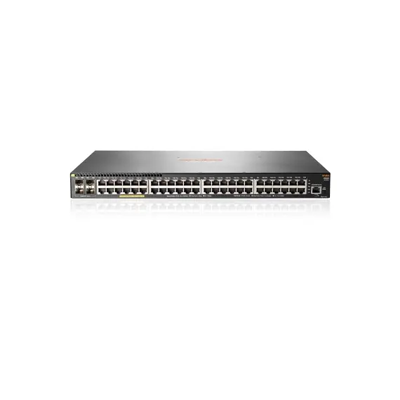 Hewlett Packard Enterprise Aruba JL256A#AKJ - 48G, 4SFP+ Managed Switch, L3, Gigabit Ethernet (10/100/1000), 1U, Power over Ethernet (PoE), Grey