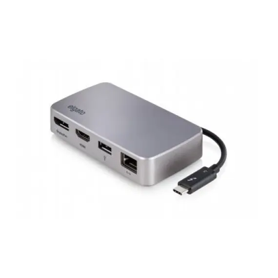 ELGATO 10DAB9901 - Notebook Dock/Port Replicator, Wired, Thunderbolt 3, Silver