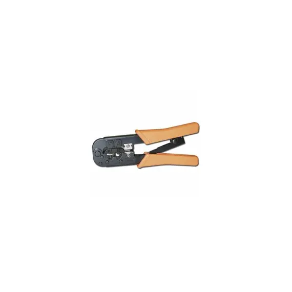 Dual Modular RJ45/11 Ratchet Crimping Tool