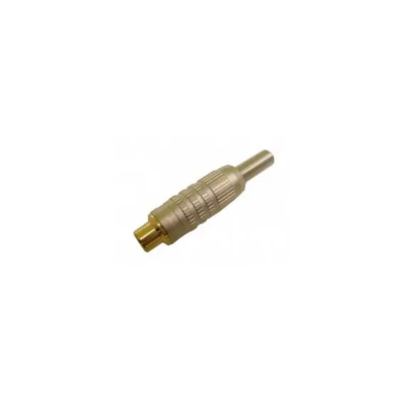 RCA Gold 8mm Performance Solder-Style Female Adapter