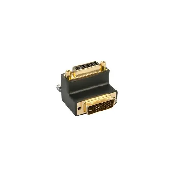 DVI Male to DVI Female 24+1 Angle Adapter