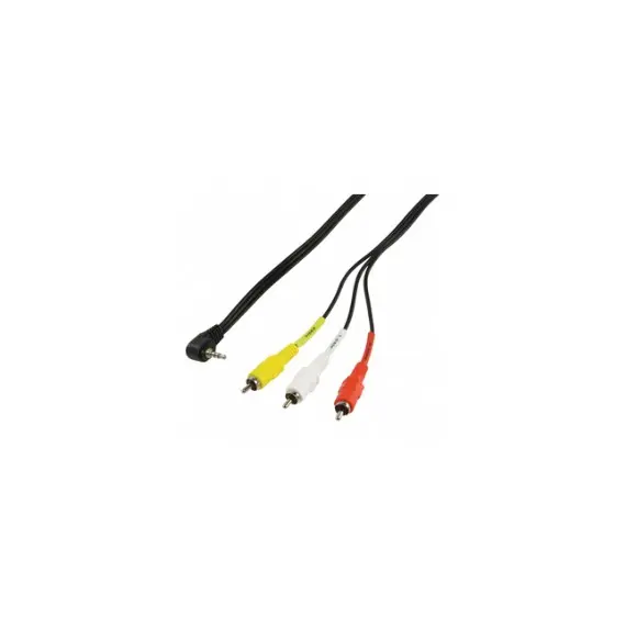 3.5 Stereo To 3RCA connection cable M/M 2m