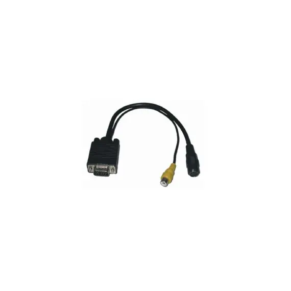 Svga Male To RCA+Svideo Female Adapter