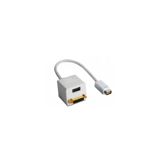 Mini DVI M To HDMI F & DVI F Adapter