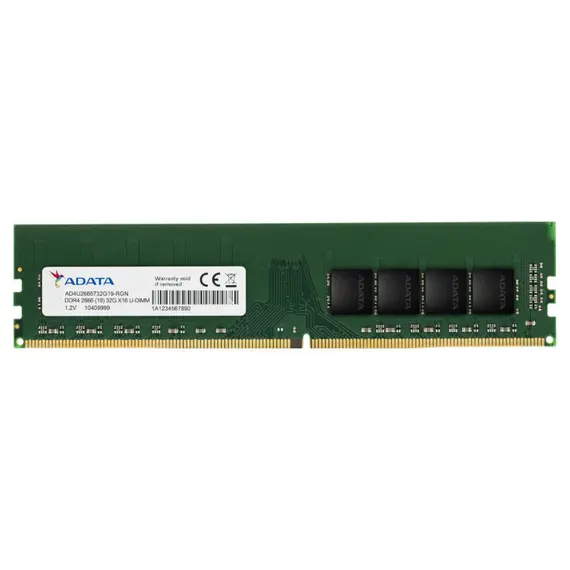 ADATA AD4U320038G22-RGN - 8GB DDR4 U-DIMM, 3200MHz 
