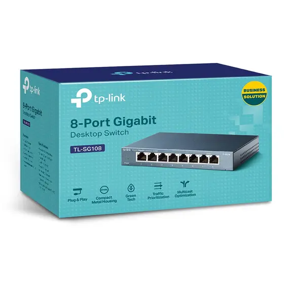 TP-LINK 8-Port - Desktop  Network Switch, 10/100/1000Mbps , 3 image
