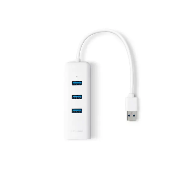 TP-LINK UE330 - Interface Hub, USB 3.2 Gen 1 (3.1 Gen 1), Type-A, 1000Mbit/s, White, 2 image