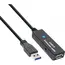InLine CA-475295 - USB 3.0 Active Extension Cable, A Plug  to A Socket , 15m, Black