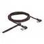 Delock D85283 - USB 2.0 Cable, Type-A Male to USB Type-C™ Male, Angled Left/Right, 2m, Black, 2 image