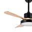 Semicom SM-3031BW48/25CT - 48" Ceiling Fan, with Remote Control, Black Wood, imagen 2