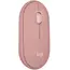 Logitech Pebble 2 M350s - Mouse, Ambidextrous, RF Wireless + Bluetooth, Optical, 4000DPI, Pink