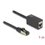 Delock 87105 - Network Extension Cable RJ45 plug to RJ45 jack Cat.8.1 S/FTP, 1m, Black, изображение 2