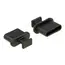 Delock 64013 Dust Cover for USB Type-C™ Female with Grip, 10 pieces, Black
