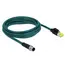 Delock Network Cable M12 D-coded 4 pin to RJ45 Hirose plug TPU, 3m, אורך הכבל: 3 m