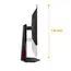 AOC Q27G4ZDR Gaming Monitor - 26.5", QHD, QD-OLED, 240Hz, Black, 3YR, 3 image