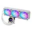 ASUS 90RC00T2-M0UAY0 ROG Strix LC III all-in-one CPU liquid cooler - 120 mm fans (three), ARGB / AURA Sync, White, 1YR, צבע המוצר: White