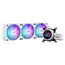 ASUS 90RC00T2-M0UAY0 ROG Strix LC III all-in-one CPU liquid cooler - 120 mm fans (three), ARGB / AURA Sync, White, 1YR, צבע המוצר: White, 3 image