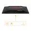 AOC 25G4SRE Gaming Monitor - 24.5", FHD, Fast IPS, 310Hz, Black/Red, 3YR, 14 image