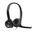 Logitech 981-000406 Headphones - Built-in Microphone, Black, изображение 2