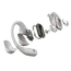 SHOKZ OpenFit 2+ T921-ST-GY Headphones - Dolby Audio, Wireless, Bluetooth 5.4, Boom Microphone, IP55, Grey, imagen 6