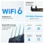 TP-Link ARCHER AX55 PRO Wireless Router - Wi-Fi 6 802.11ax AX3000, 3000 Mbps, USB port, Black, 4 image