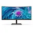 Philips 346E2CUAE/00 Computer Monitor - 34", 3440 x 1440 WQHD, VA LCD, 100 Hz, Black