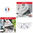 Tefal GV9567E1 - Steam Iron, 289 mm, 2600 W, White, Grey, 1YR, תמונה 3