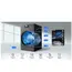 Samsung WD18DB8995BZ - Washing Machine, 144kg, Bluetooth, 1110mm, Stainless Steel, image 4
