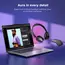 Lenovo ThinkPad 4XD1T60925 Headset - Wireless, Bluetooth 5.3, USB-C, Supraaural, Boom Microphone, Grey, 3YR – אוזניות לנובו, תמונה 14