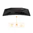 AOC C27G42FE Gaming Monitor - 27", Full HD, VA, 180 Hz, Curved 1500R, Black – מסך מחשב, תמונה 5