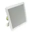 Visaton 50154 Ceiling and Wall Speaker - 2-Way Coaxial, 6.5", Pressure Terminals, Plastic Housing, Metal Grille, White, 1YR – רמקול לבית, תמונה 3